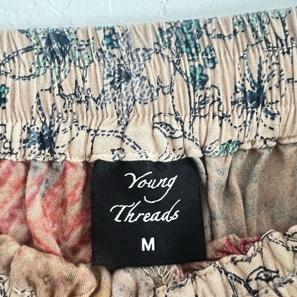 Young Threads Boho Ruffled Viscose Patchwork Asym… - image 9